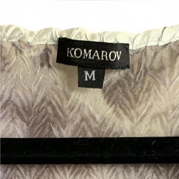 Komarov Blue and Purple Floral Dress! Size Medium! - Picture 8 of 8